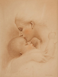 Charles Gates Sheldon Mother And Child